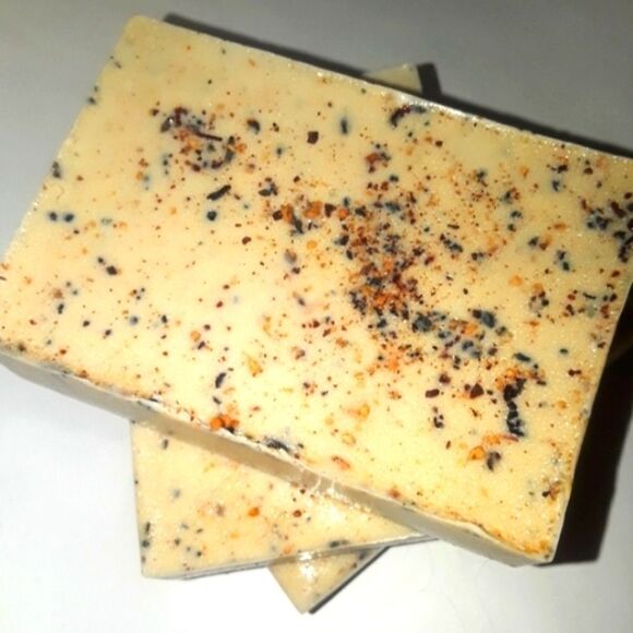 Hand CRAFTED organic Hibiscus Rose Soap bar - Picture 5 of 11